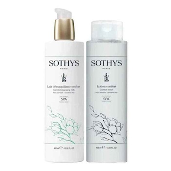 Sothys Comfort Cleansing Milk and Lotion Set 2 x 400ml (15ml