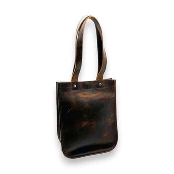Leatheraft Cain Distressed Leather Business Casual Tote Bag(Coffee) 23.5x11.5x29cm