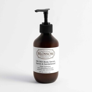 Blossom Blossom Silk Skin Body Serum, Spices & Sandalwood, Designed from the UK Fixed Size