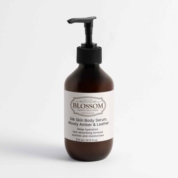 Blossom Blossom Silk Skin Body Serum, Woody Amber & Leather Fixed Size