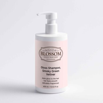 Blossom Blossom Gloss Shampoo, Smoky Green Vetiver, Designed from the UK Fixed Size