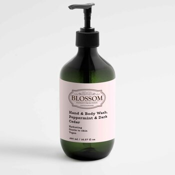 Blossom Blossom Hand & Body Wash, Peppermint & Dark Cedar Fixed Size