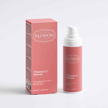 Blossom Blossom Vitamin C Serum, Designed from the UK Fixed Size