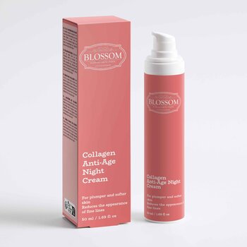 Blossom Blossom Collagen Anti-Age Night Cream, Designed from the UK Fixed Size