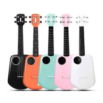 Populele The world's first Bluetooth carbon fiber smart ukulele- # 湖水綠 Picture Color