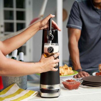 Fizzics Create the taste of draft beer│Home-style beer machine Draft Pour- # carbon Fixed Size