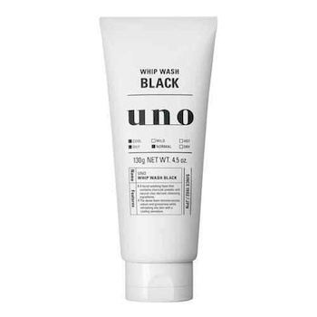 Shiseido UNO Activated Charcoal Oil Control Facial Cleanser for Men 130G (Black) Parallel Import 4901872449675 - # 130g 