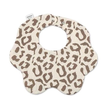 진웰 jinwell [Leopard Print] Korean style gauze cotton newborn baby with saliva shoulder scarf Fixed Size