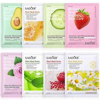 SADOER 5 pieces SADOER plant fruit moisturizing series mask Chamomile