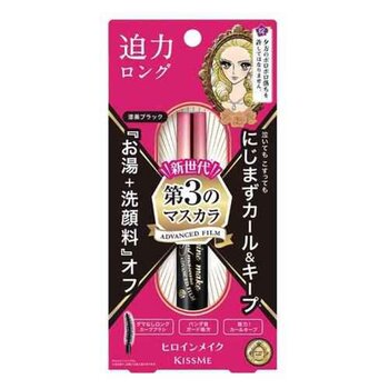 KISS ME Kiss Me Lasting Waterproof Lengthening Mascara Easy to Remove Waterproof Film Type Black Fixed Size