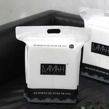 DAMAH 200 Korean Black Magic DAMAh Large Capacity Cotton Pads 200 Pieces