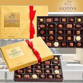 jinwell GODIVA Golden Assorted Chocolates Gift Box 031290162840 320g