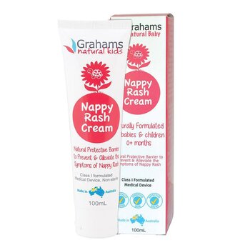 Grahams Natural Alternatives Nappy Rash Cream 100ml- # fixed fixed size