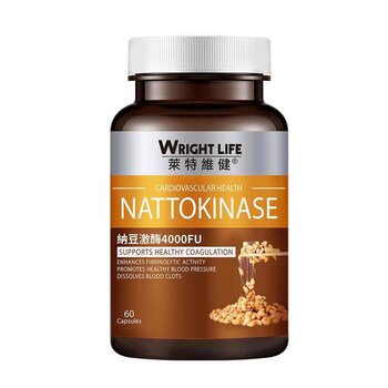 ライトライフ Wright Life Nattokinase 4000FU 60's 60?