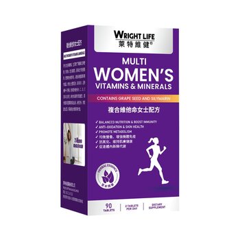 Wright Life Multi Women's Vitamins & Minerals 90片