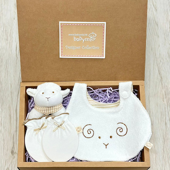 베이비미오 Babymio Organic Cotton Newborn Gift Box Set A Fixed Size