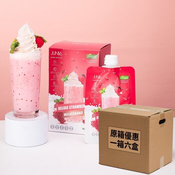 JUMIA 6 Box DELUXE STRAWBERRY PROTEIN WEIGHT LOSS MEAL REPLACEMENT MILKSHAKE POWDER EXP 202707- # DELUXE STRAWBERRY 30g*10packs*6bo