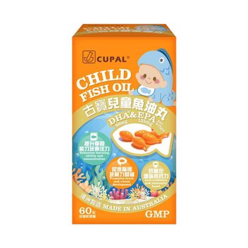 CUPAL 古寶 古寶兒童魚油 60 softgels