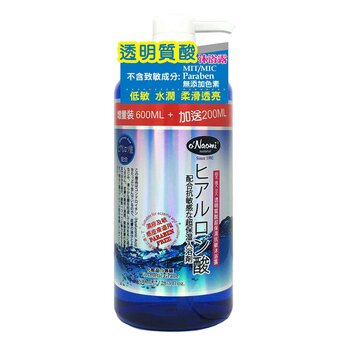 o'Naomi 梨奧美 透明質酸抗敏保濕沐浴露800毫升 800ML