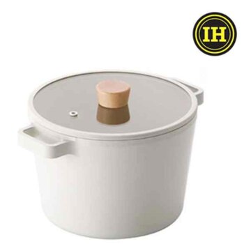 Neoflam Fika 22cm High Pot with Glass Cover (suitable for IH) 0