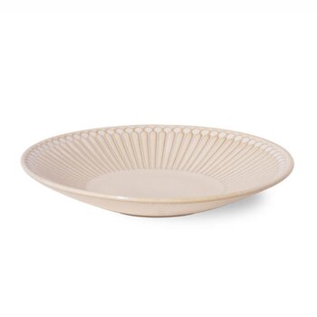 미노로 도키 Minoro Touki Minoyaki Ultra Light 14.7CM Ceramic Dish (Beige)- # Beige Picture Color