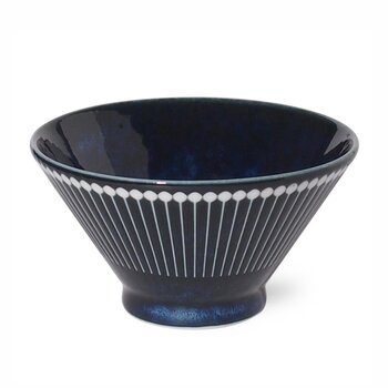 미노로 도키 Minoro Touki Minoyaki Super Light 12.5CM Ceramic Bowl (Yamato Blue)- # Yamato Blue Picture Color