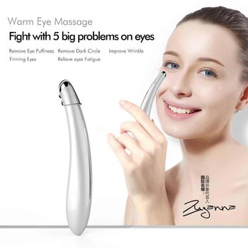 TOUCHBeauty UK Anti-Wrinkle Sonic Eye Massager (TB-1583)- # White/Silver Fixed size