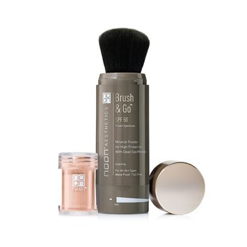 noon aesthetics Brush&Go Mineral Powder for Maximum Protection 5g
