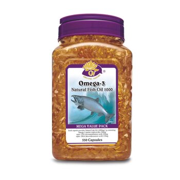 Ausupreme Omega-3 Fish Oil 1000mg 550 Capsules