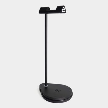 EAMUS 連陌 LEVO STAND - wireless charger and headphone stand (Type-G Adapter)- # Black Picture Color