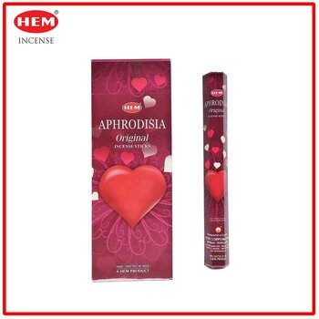 HEM HEM - (Buy 1 Get 2 Free)(20pcs per Hexagonal Box) APHRODISIA natural Indian handmade incense sticks HI-APHRODISIA Fixed size