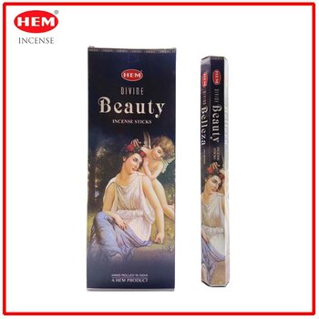 HEM HEM - (Buy 1 Get 2 Free)(20pcs per Hexagonal Box) BEAUTY natural Indian handmade incense sticks HI-BEAUTY Fixed size
