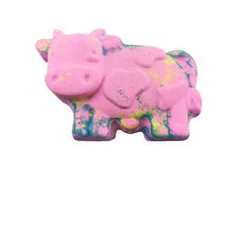 Chain Bridge Honey Farm Cute Cow Oat Milk Fizz Bath Bomb Creamy Milk Scent Soothing Bath Essential 200g