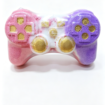 Chain Bridge Honey Farm Game Controller Lavender Fizzing Bath Bomb Unwind with a Cozy Soothing Bath Experience 200g