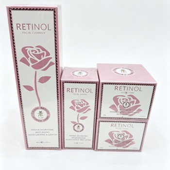 Chain Bridge Honey Farm Chain Bridge Honey Farm Retinol Rose Skincare Set 230ml