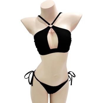 ETMall Europe and America 2026 New Sexy Bikini Swimwear for Women Three piece Hot Girl Pure Desire Style INS Large Bust Spa Out L
