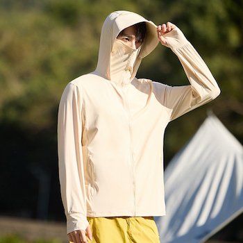  ETMall SIMBOO Spring Summer 2026 UPF100 Lightweight Breathable Outdoor Sports Sun Protection Shirt LB7030 Glacier Gray Men's XL