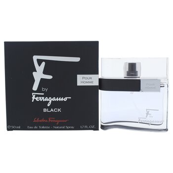 Salvatore Ferragamo F Black by Salvatore Ferragamo for Men - 1.7 oz EDT Spray 1.7 oz