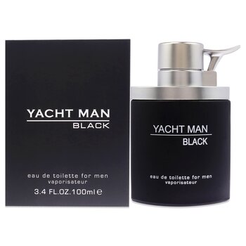 Myrurgia Yacht Man Black by Myrurgia for Men - 3.4 oz EDT Spray 3.4 oz