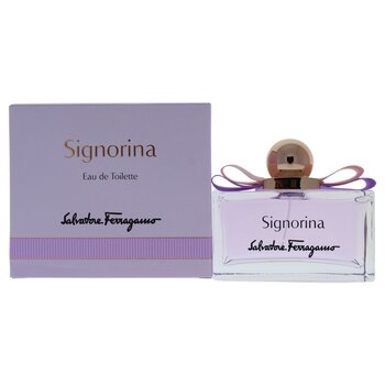 Salvatore Ferragamo Signorina by Salvatore Ferragamo for Women - 3.4 oz EDT Spray 3.4 oz