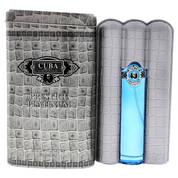 Cuba Cuba Prestige Platinum by Cuba for Men - 3 oz EDT Spray 3 oz