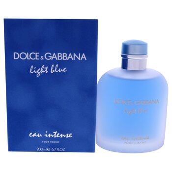 Dolce & Gabbana Light Blue Eau Intense by Dolce and Gabbana for Men - 6.7 oz EDP Spray 6.7 oz