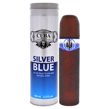Cuba Cuba Silver Blue de Cuba para hombre 3.3 oz