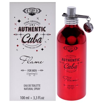 Cuba Cuba Authentic Flame by Cuba for Men 3.3 oz