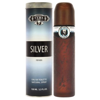 Cuba Cuba Silver by Cuba for Men 3.3 oz