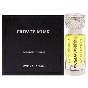 Swiss Arabian Private Musk by Swiss Arabian for Unisex Parfum Oil 0.4 oz
