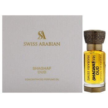 Swiss Arabian Shaghaf Oud by Swiss Arabian for Unisex Parfum Oil 0.4 oz