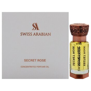 Swiss Arabian Secret Rose by Swiss Arabian for Unisex Parfum Oil 0.4 oz