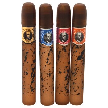 Cuba Cuba by Cuba for Men Pc Mini Gift Set cuba gold, cuba red, cuba blue, cuba orange (ml each) 4 Pc Mini Gift 
