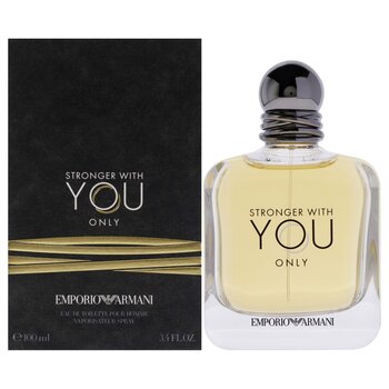 Giorgio Armani Emporio Armani Stronger With You Only by Giorgio Armani for Men - 3.4 oz EDT Spray 3.4 oz